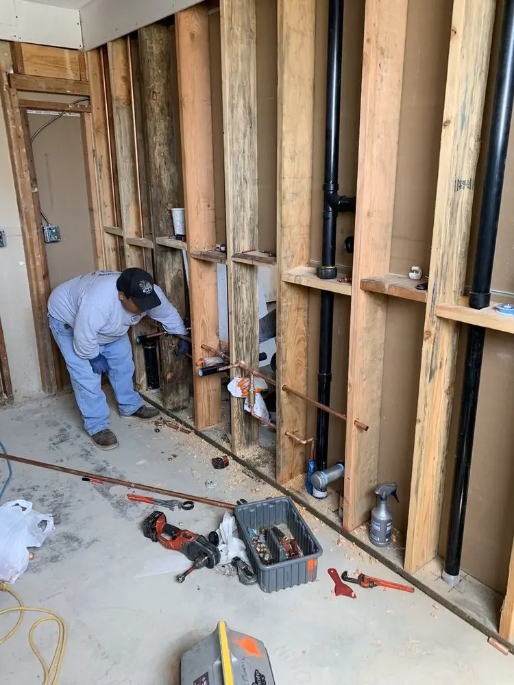 Commercial rough-in plumbing for Gas Line Repair in Laurel Oaks